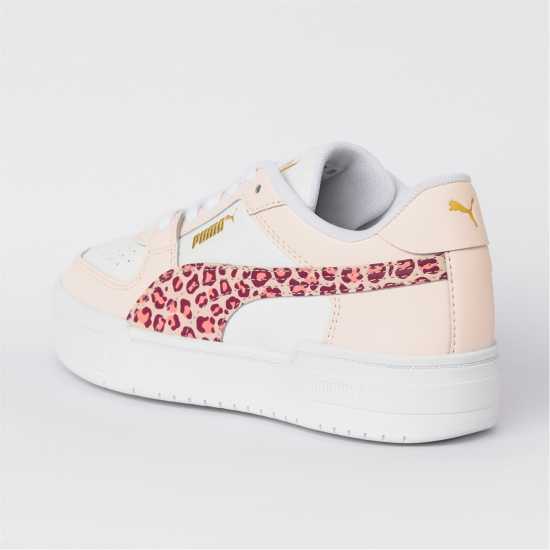 Puma Ca Pro Trainers Juniors Бяло/Леопард Puma Ca Pro Trainers Juniors Бяло/Леопард