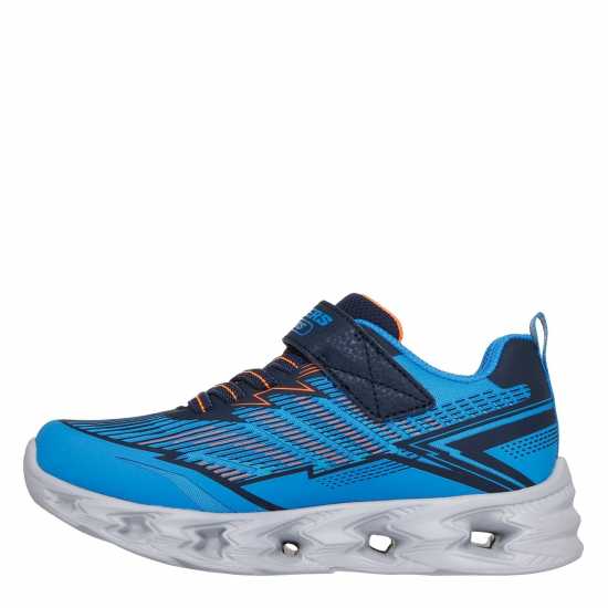 Skechers Lighted Gore & Strap Sneaker W 3D P Light Up Trainers Boys Синьо/Морско синьо 