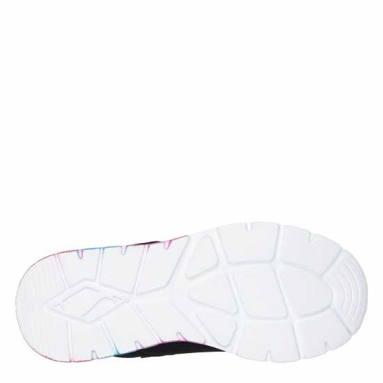 Skechers Маратонки Gore & Strap Embossed Sneaker W Met Court Trainers Girls Черно/Многоцветно Skechers Маратонки Gore & Strap Embossed Sneaker W Met Court Trainers Girls Черно/Многоцветно
