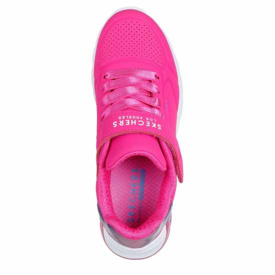 Skechers Маратонки Gore & Strap Embossed Sneaker W Met Court Trainers Girls Розово/Многоцветно Skechers Маратонки Gore & Strap Embossed Sneaker W Met Court Trainers Girls Розово/Многоцветно
