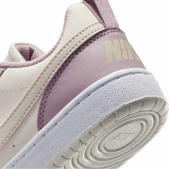 Nike Court Borough Low 2 Se Big Kids' Shoes Парус/Розово Бяло 