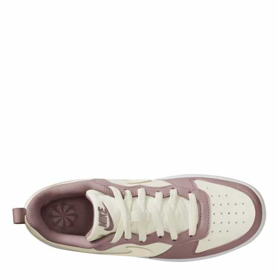 Nike Court Borough Low 2 Se Big Kids' Shoes Парус/Розово Бяло 