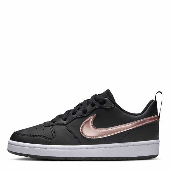 Nike Court Borough Low 2 Se Big Kids' Shoes Черно/Бронз 