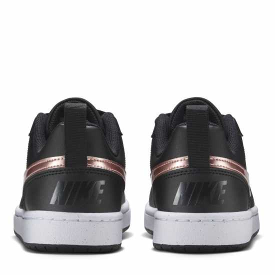 Nike Court Borough Low 2 Se Big Kids' Shoes Черно/Бронз 