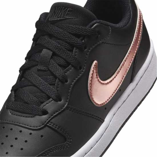 Nike Court Borough Low 2 Se Big Kids' Shoes Черно/Бронз 