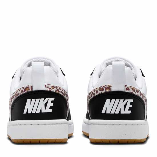 Nike Court Borough Low 2 Se Big Kids' Shoes Black/Leopard 