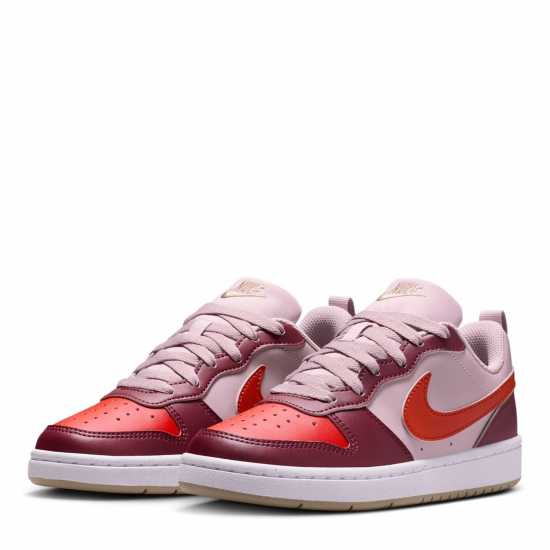 Nike Court Borough Low 2 Se Big Kids' Shoes Розово/Червено 