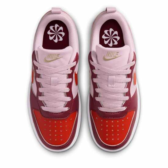 Nike Court Borough Low 2 Se Big Kids' Shoes Розово/Червено 