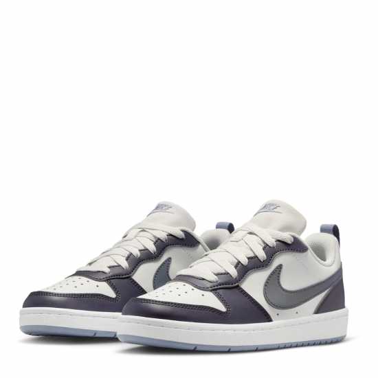 Nike Court Borough Low 2 Se Big Kids' Shoes Платина/Лилаво 