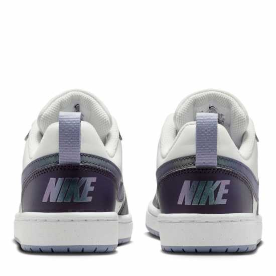 Nike Court Borough Low 2 Se Big Kids' Shoes Платина/Лилаво 
