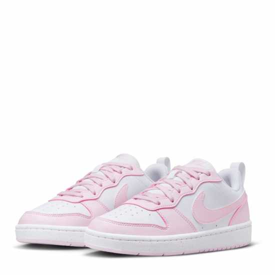Nike Court Borough Low 2 SE Big Kids' Shoes Бяло/Розово 