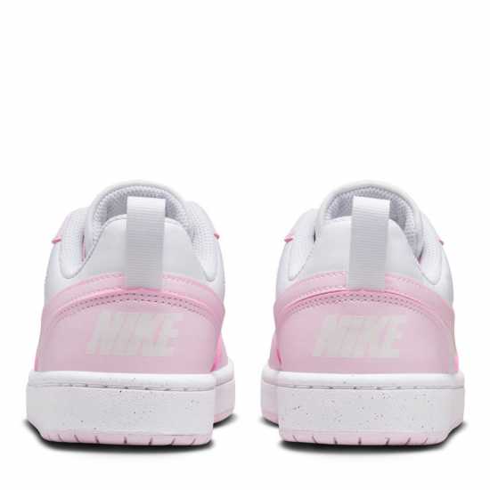 Nike Court Borough Low 2 SE Big Kids' Shoes Бяло/Розово 