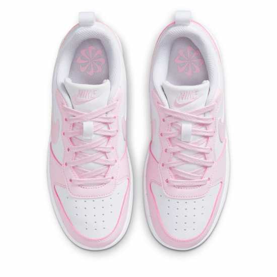 Nike Court Borough Low 2 SE Big Kids' Shoes Бяло/Розово 