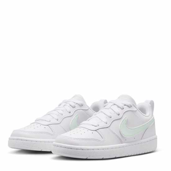 Nike Court Borough Low 2 Se Big Kids' Shoes White/Green 