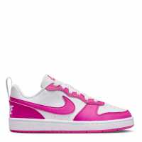Nike Court Borough Low 2 Se Big Kids' Shoes Бяло/Фуксия 