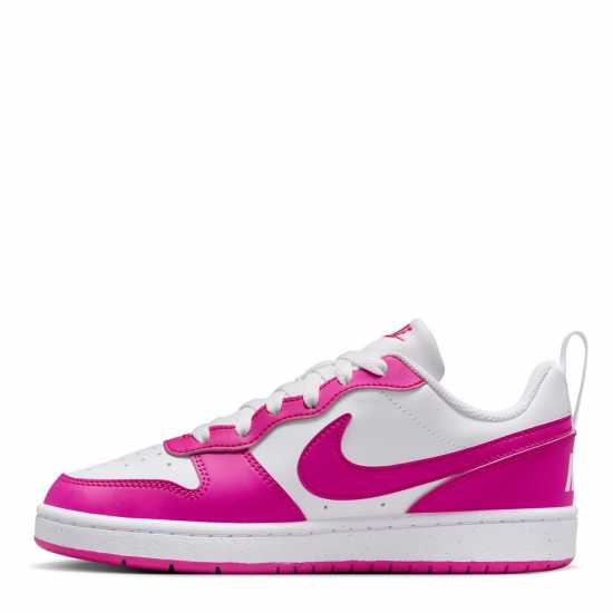 Nike Court Borough Low 2 Se Big Kids' Shoes Бяло/Фуксия 