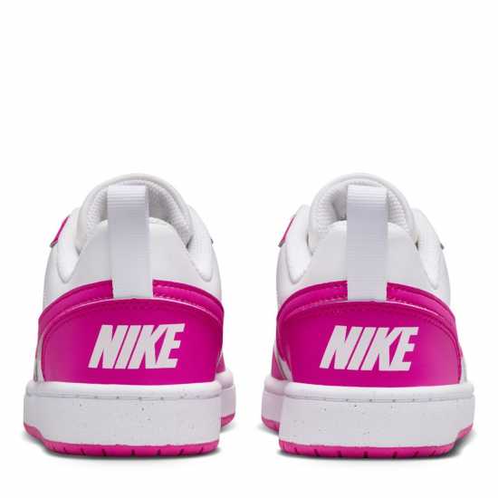 Nike Court Borough Low 2 Se Big Kids' Shoes Бяло/Фуксия 