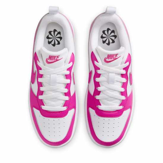 Nike Court Borough Low 2 Se Big Kids' Shoes Бяло/Фуксия 