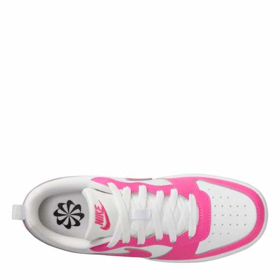 Nike Court Borough Low 2 Se Big Kids' Shoes Бяло/Фуксия 