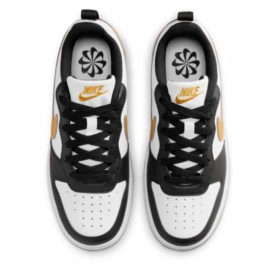 Nike Court Borough Low 2 Se Big Kids' Shoes Черно/Злато 