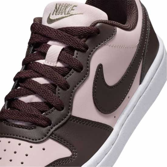 Nike Court Borough Low 2 Se Big Kids' Shoes Розово/Кафяво 
