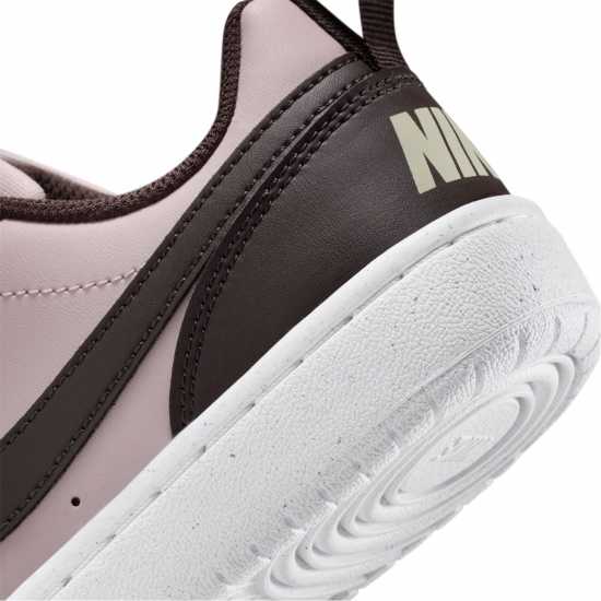 Nike Court Borough Low 2 Se Big Kids' Shoes Розово/Кафяво 