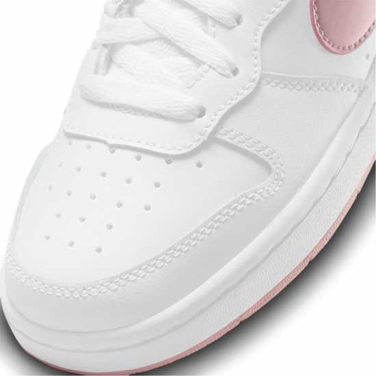 Nike Court Borough Mid 2 Big Kids' Shoes Бяло/Розово 