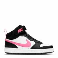 Nike Court Borough Mid 2 Big Kids' Shoes White/Pink Детски маратонки