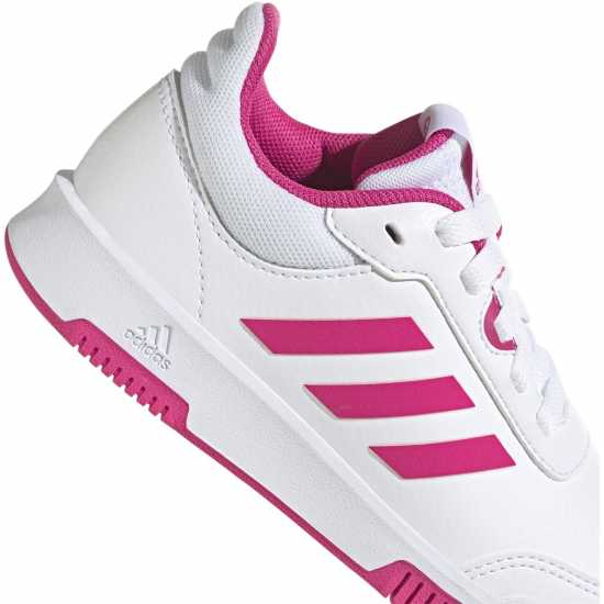 Adidas Средни Маратонки За Момичета Tensaur 3 Junior Girls Trainers White/Pink Детски маратонки