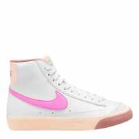 Blazer Mid '77 Big Kids' Shoes White/Pink Детски маратонки