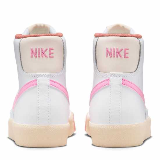 Nike Blazer Mid '77 Big Kids' Shoes White/Pink Детски маратонки