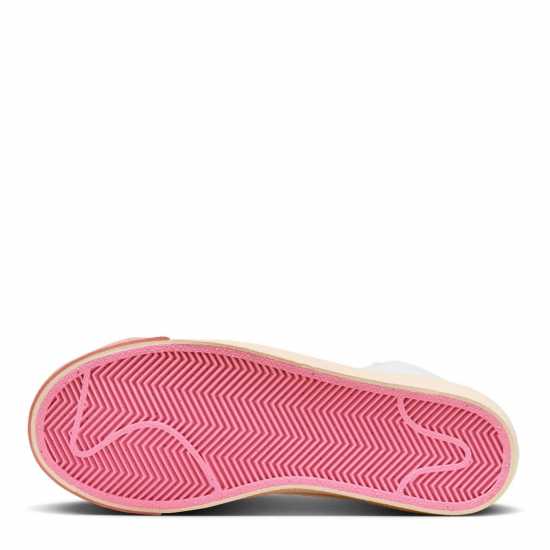 Nike Blazer Mid '77 Big Kids' Shoes White/Pink Детски маратонки