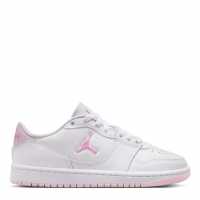 Air Jordan Kids' Low-Top Trainers White/Pink 
