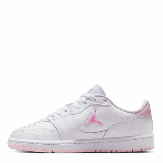 Air Jordan Kids' Low-Top Trainers White/Pink 