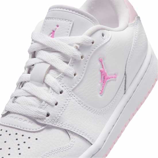 Air Jordan Kids' Low-Top Trainers White/Pink 
