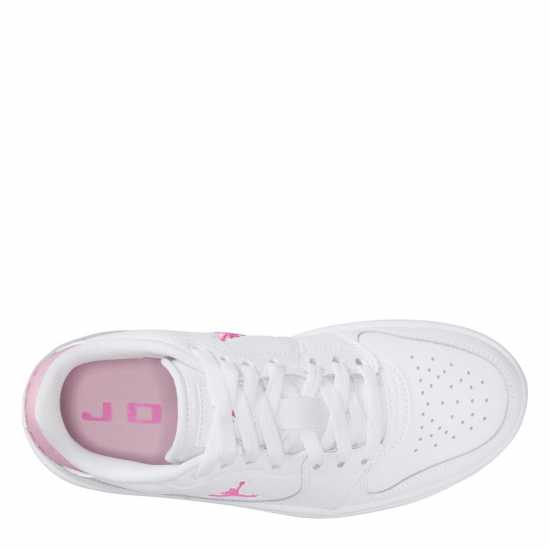 Air Jordan Kids' Low-Top Trainers White/Pink 