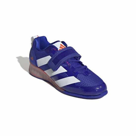 Adidas Юношески Обувки Weightlifting 3 Shoes Juniors Синьо/Бяло/Оранжево 