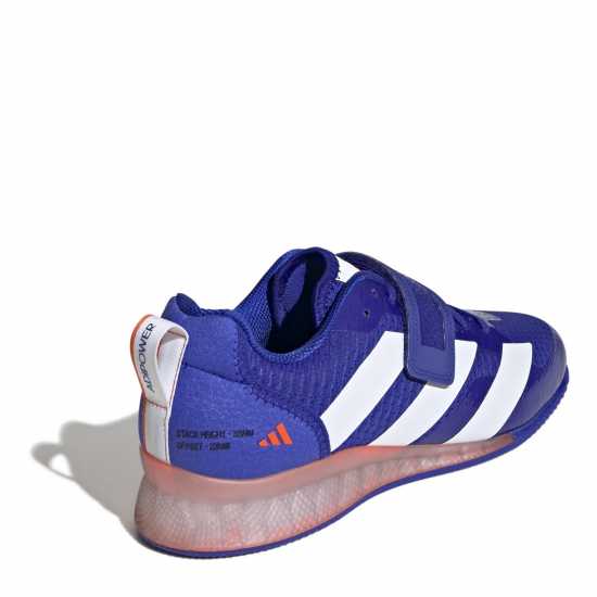 Adidas Юношески Обувки Weightlifting 3 Shoes Juniors Синьо/Бяло/Оранжево 