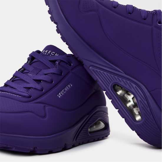 Skechers Kids' Durabuck Ew Casual Low-Top Trainers Лилаво Skechers Kids' Durabuck Ew Casual Low-Top Trainers Лилаво