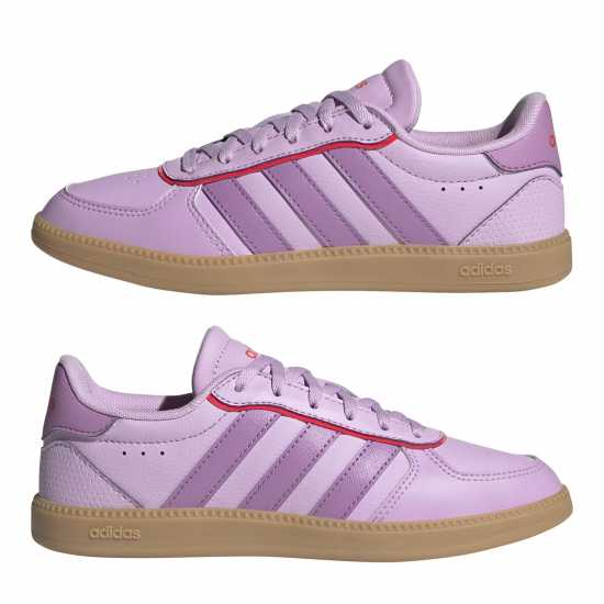 Adidas Юношески Обувки Breaknet Sleek Shoes Juniors Лилаво/Лилаво цвят Adidas Юношески Обувки Breaknet Sleek Shoes Juniors Лилаво/Лилаво цвят