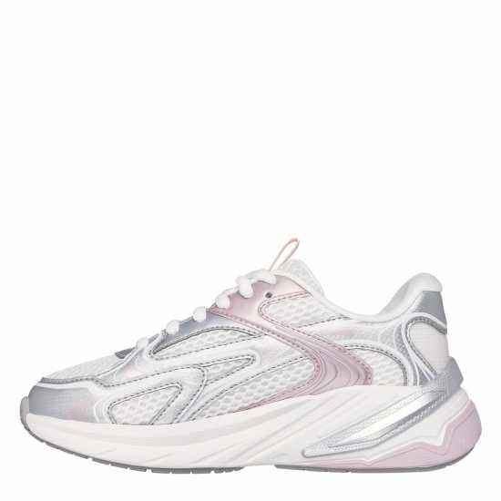 Skechers Маратонки Без Връзки Kids' Slip On Trainers Off White/Pink 