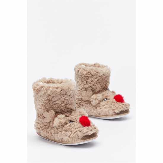 Novelty Baby Reindeer Slippers  Подаръци и играчки