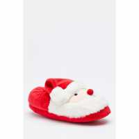 Novelty Baby Santa Slippers