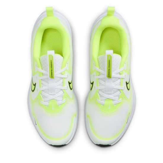 Nike Юношески Обувки Cosmic Running Shoes Juniors Wht/Blk/Volt Детски маратонки