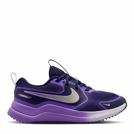 Nike Юношески Обувки Cosmic Running Shoes Juniors Black/Violet Nike Юношески Обувки Cosmic Running Shoes Juniors Black/Violet