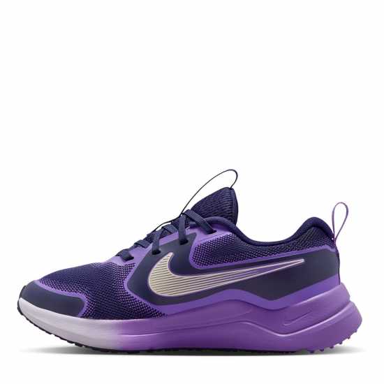 Nike Юношески Обувки Cosmic Running Shoes Juniors Black/Violet Nike Юношески Обувки Cosmic Running Shoes Juniors Black/Violet