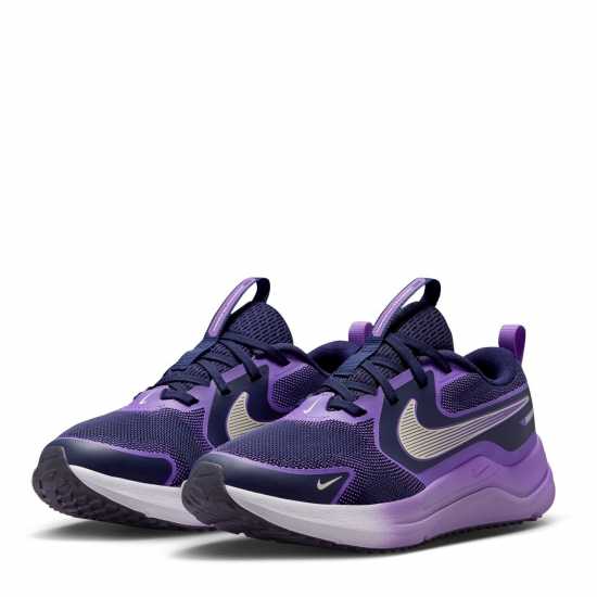 Nike Юношески Обувки Cosmic Running Shoes Juniors Black/Violet Nike Юношески Обувки Cosmic Running Shoes Juniors Black/Violet