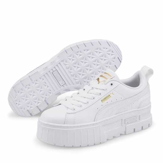 Puma Mayze Trainers Junior Бяло 