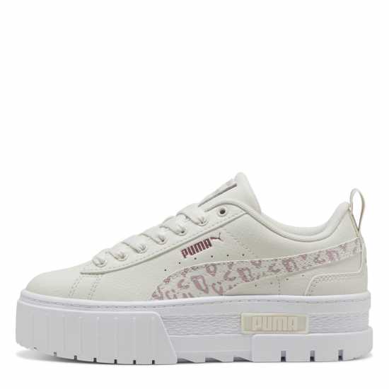 Puma Mayze Trainers Junior Сиво/Лилаво 