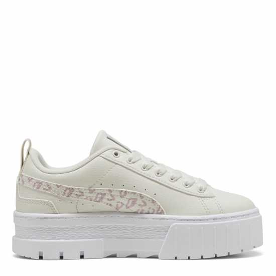 Puma Mayze Trainers Junior Сиво/Лилаво 
